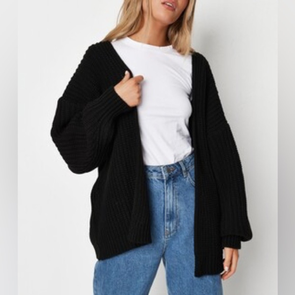 Knit Oversized Batwing Cardigan